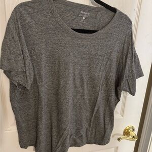 Madewell Heather Gray Short Sleeve Tee